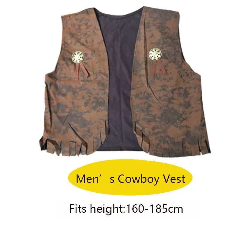 Kit Cowboy Western – Chapeau, Bandana et Gilet