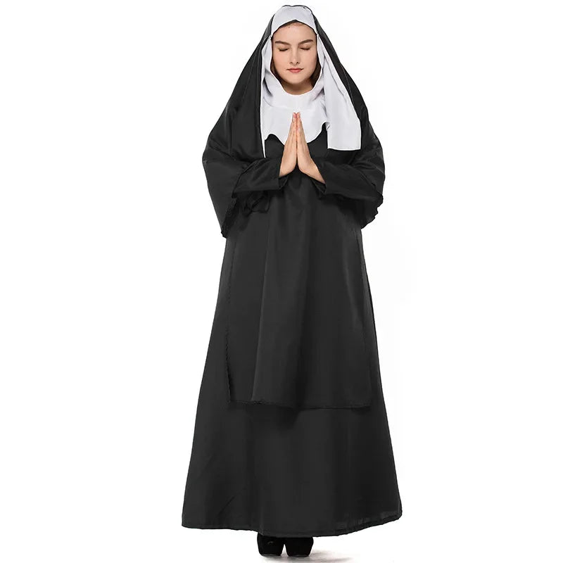 Robe de Nonne Médiévale Femme – vue 7