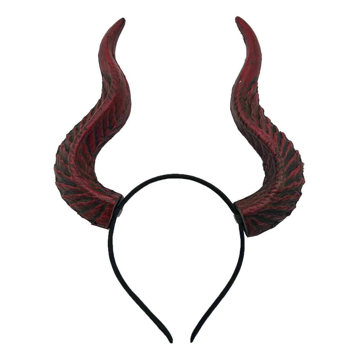 Coiffe Cornes de Mouton Noir
