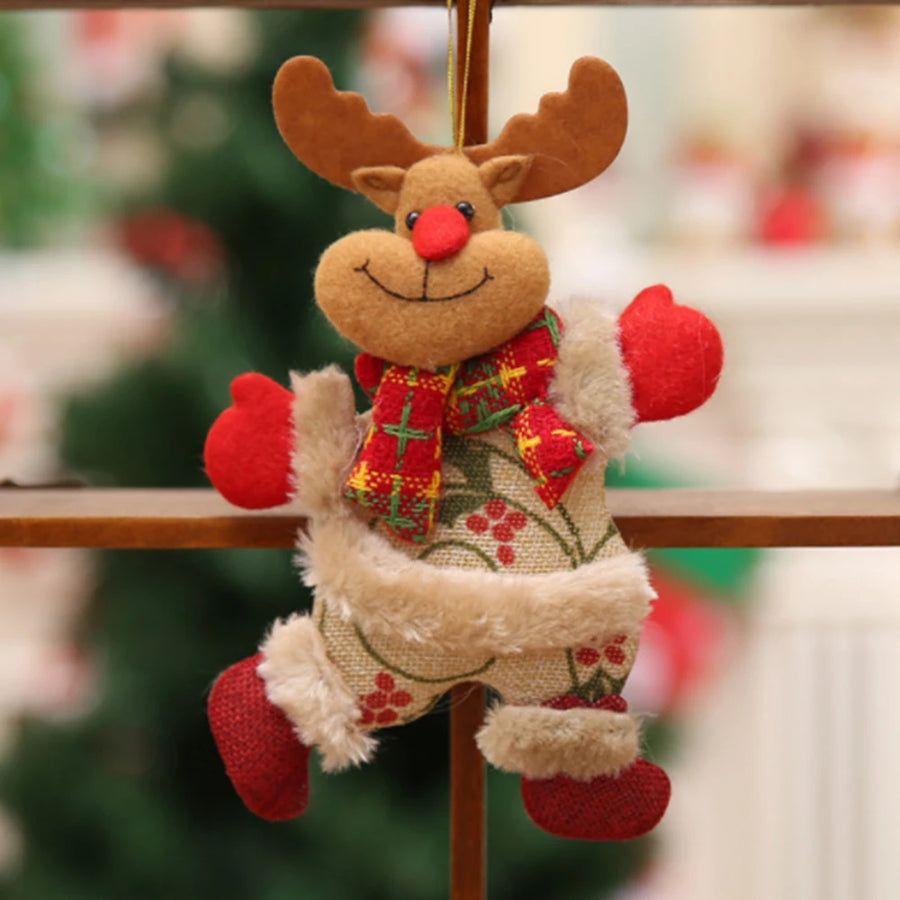 Suspensions de Noël – Père Noël, Renne, Ours ou Bonhomme