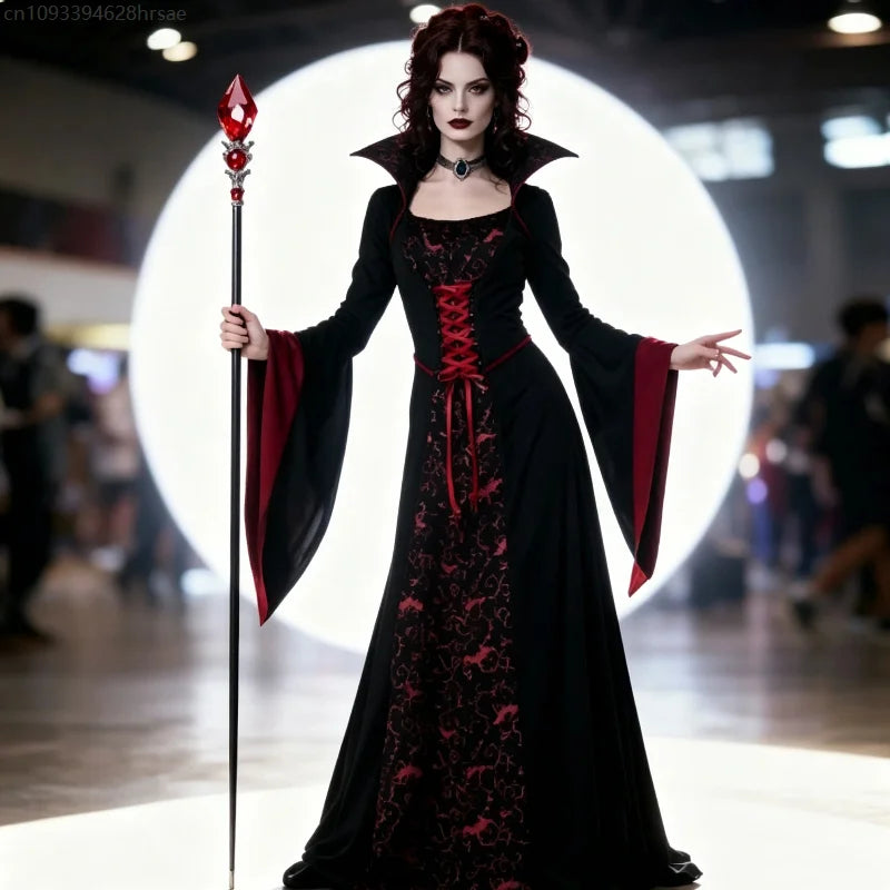 Robe Reine Vampire Gothique – vue 4
