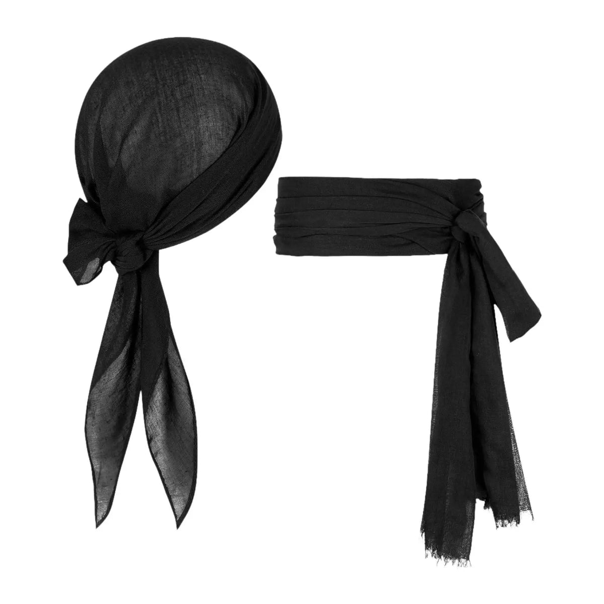 Kit Pirate – Turban et Ceinture en Tissu – vue 5