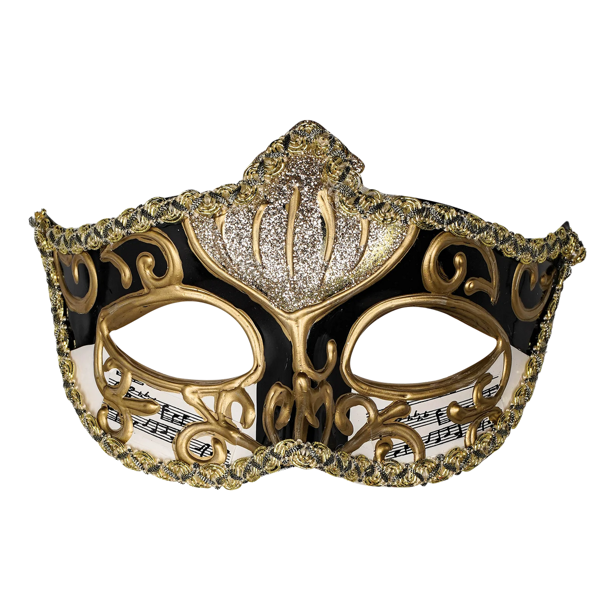Masque Vénitien Doré Demi-Visage – Bal Masqué