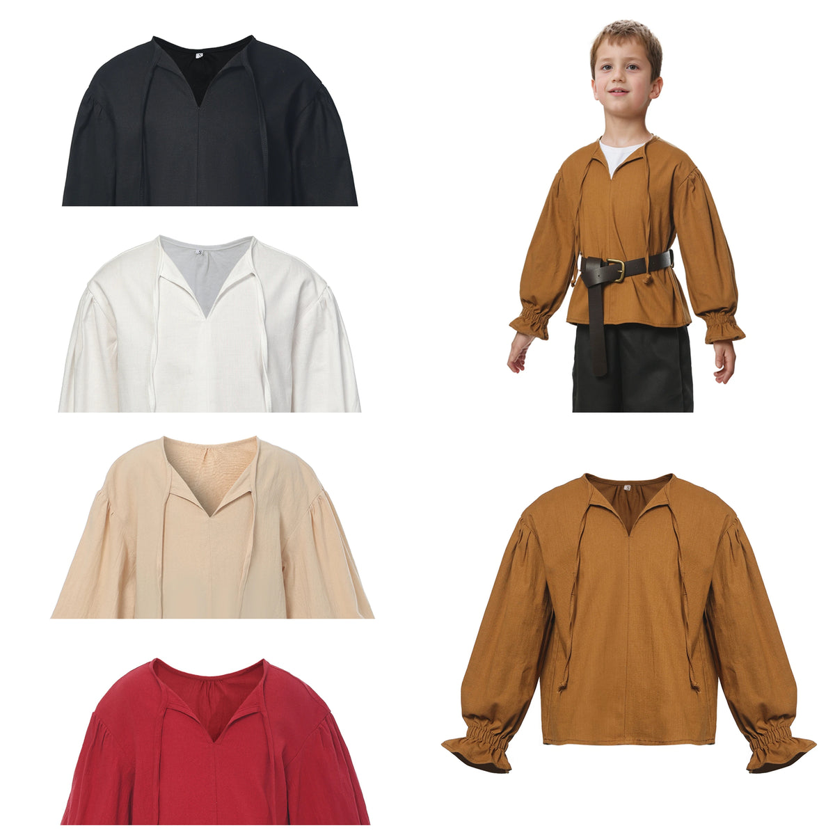 Chemise Pirate à Jabot Garçon