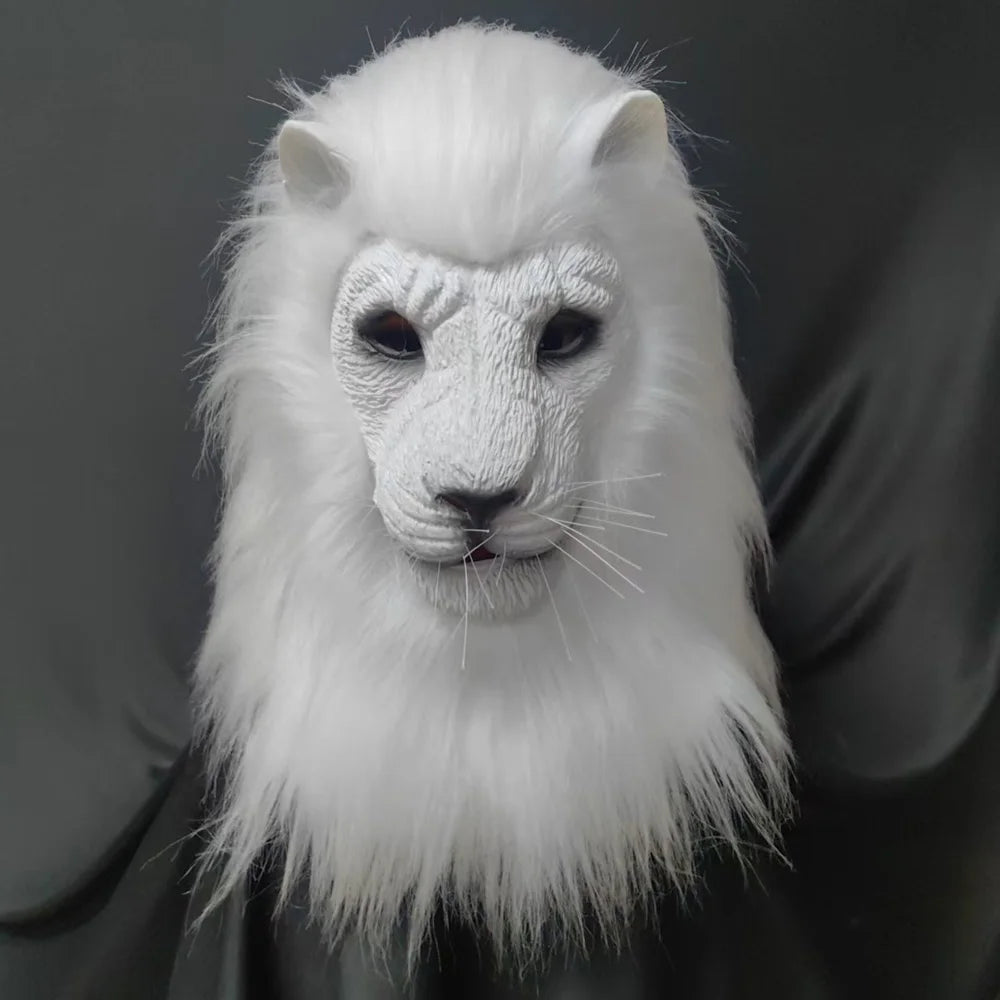 Masque Lion Bête en Latex