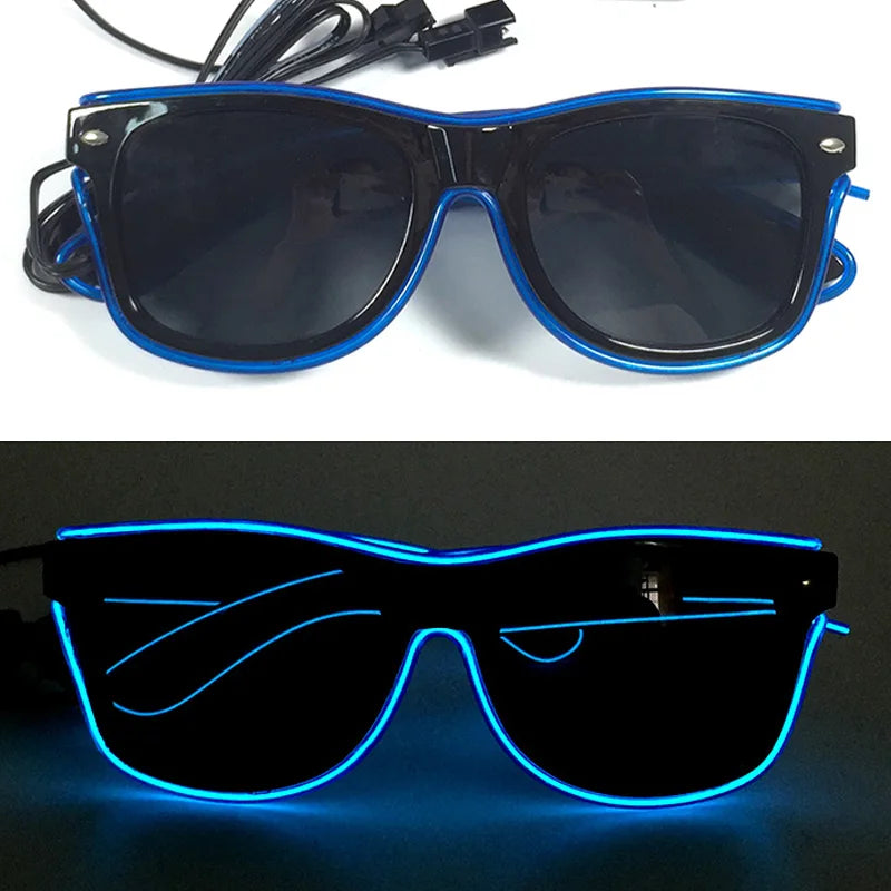 Lunettes LED Néon Lumineuses
