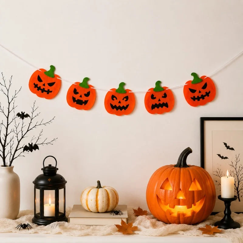 Guirlande Bannière en Feutrine Halloween - Fanions Décoratifs – vue 12
