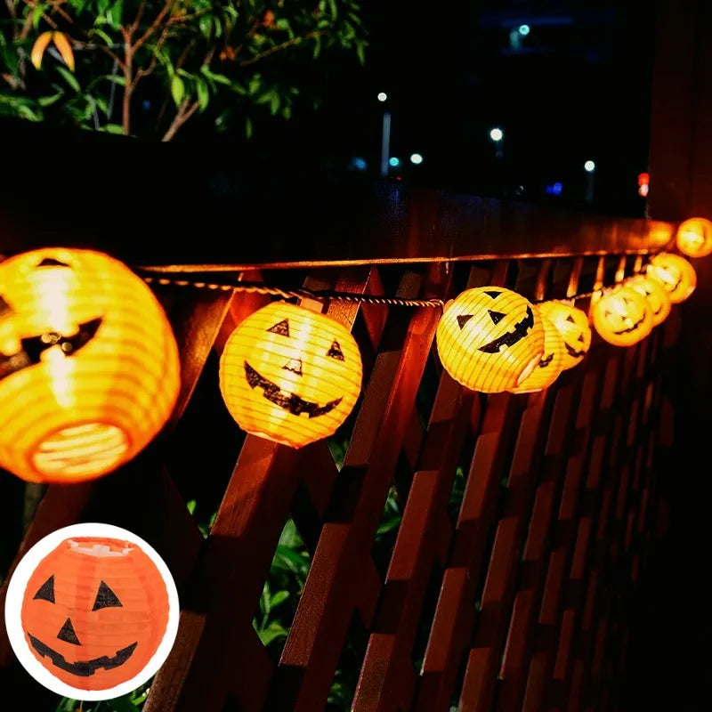 Guirlande lumineuse LED solaire Halloween – vue 8