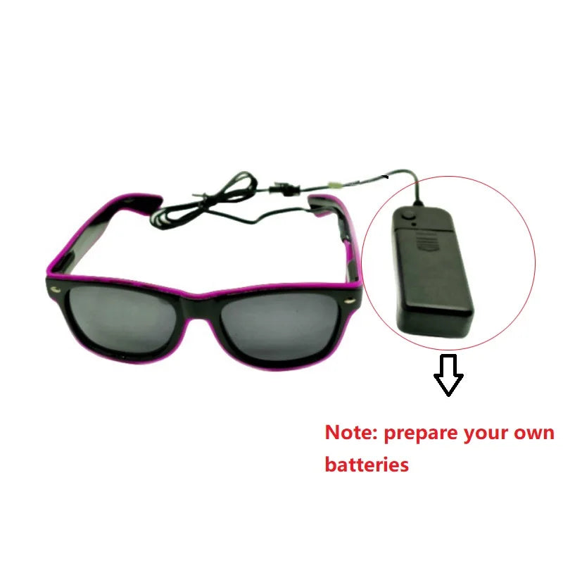 Lunettes LED Lumineuses Rave – vue 2