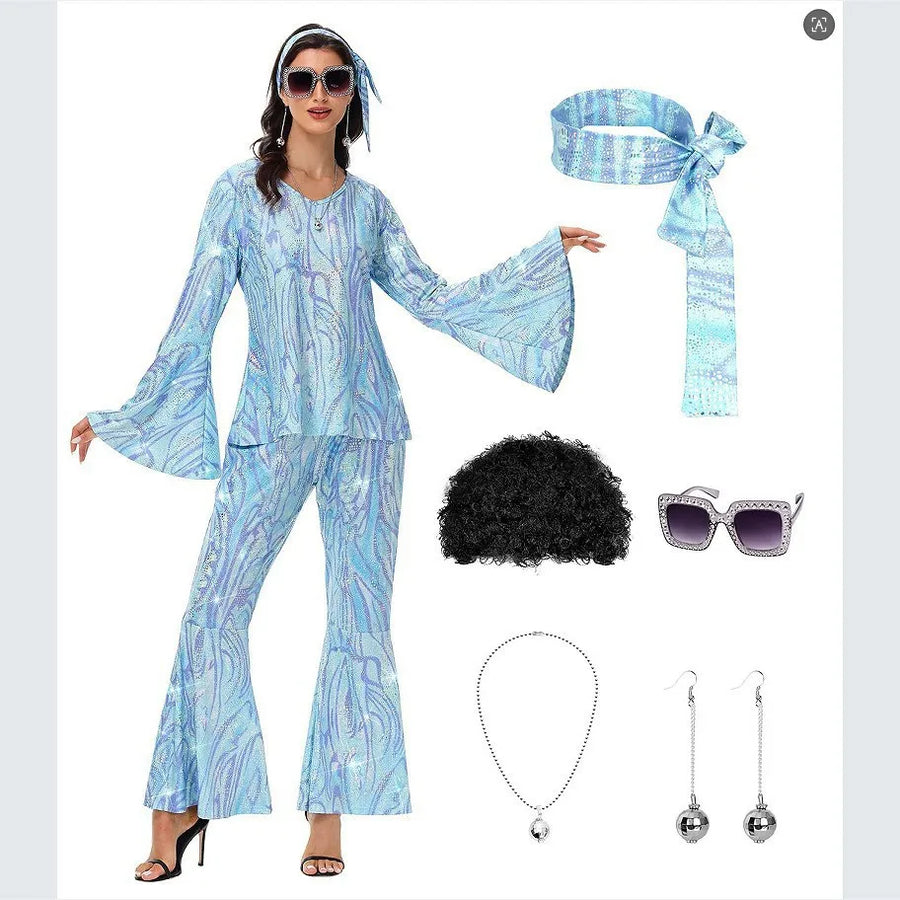 Tenue Disco Années 70 Complète Femme