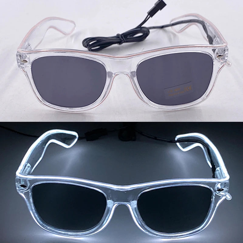 Lunettes LED Néon Lumineuses