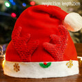 Bonnet de Père Noël Tricoté à Pompon et Fausse Fourrure – vue 11