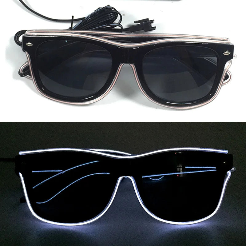 Lunettes LED Néon Lumineuses