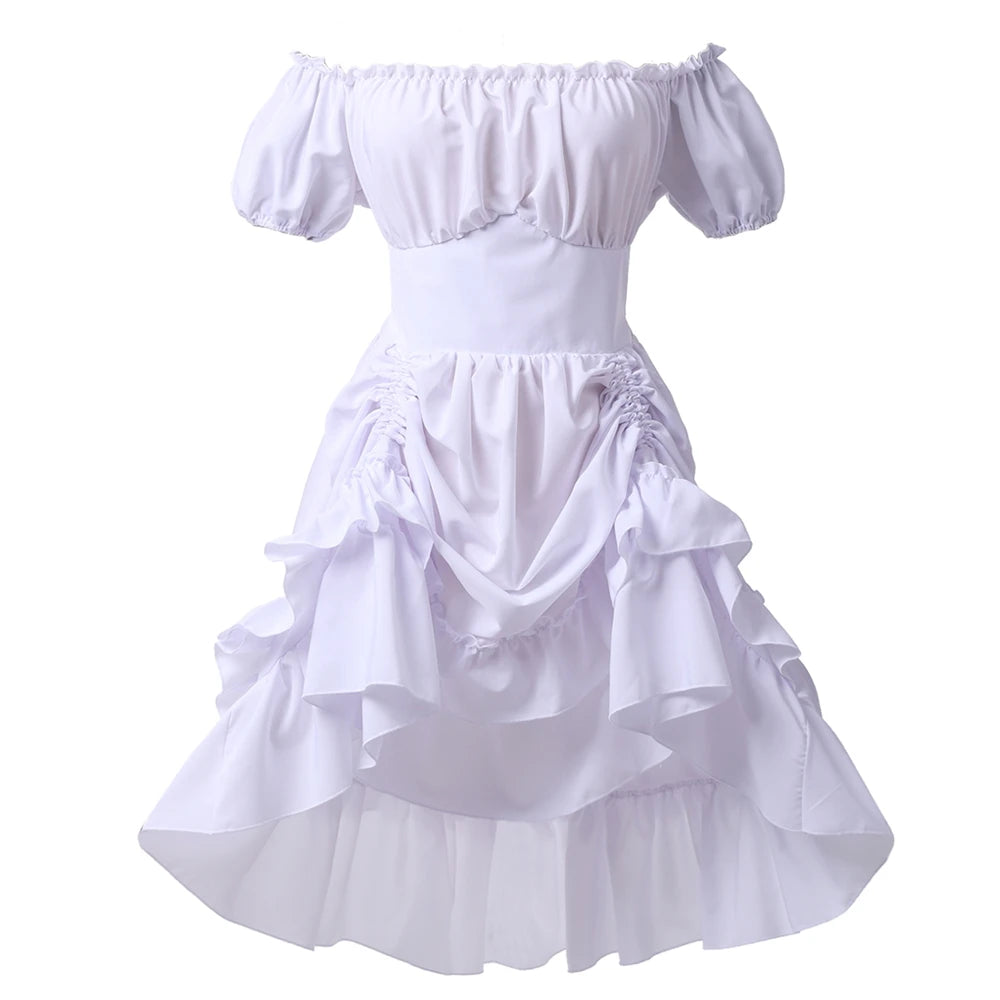 Robe Corset Pirate Steampunk Épaules Dénudées