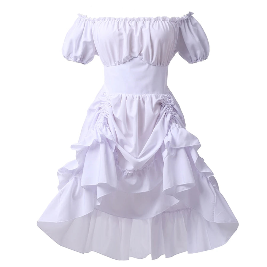 Robe Corset Pirate Steampunk Épaules Dénudées