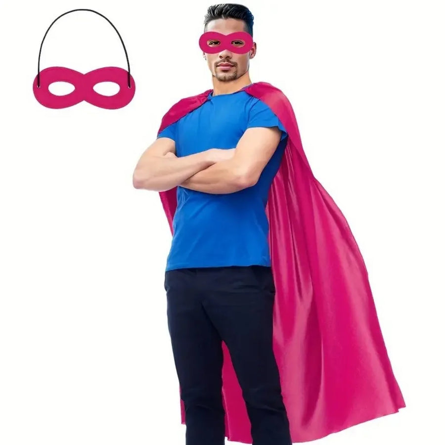 Cape de Super-Héros et Masque – Ensemble 2 Pièces