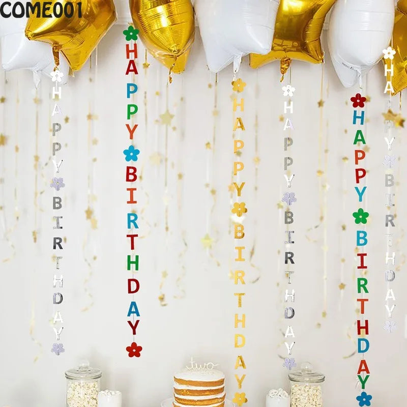 Bannière Guirlande Happy Birthday