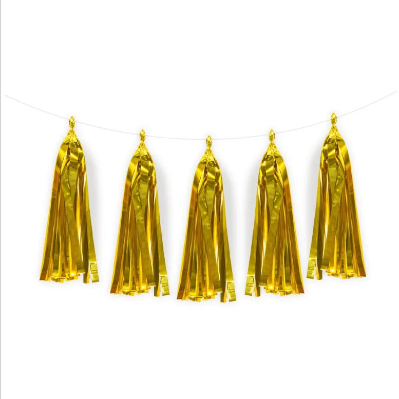 Guirlande Rideau Pompons Papier de Soie Décoration Fête – vue 7