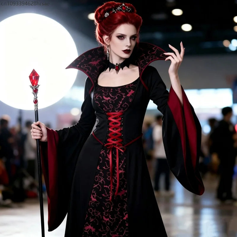 Robe Reine Vampire Gothique – vue 3