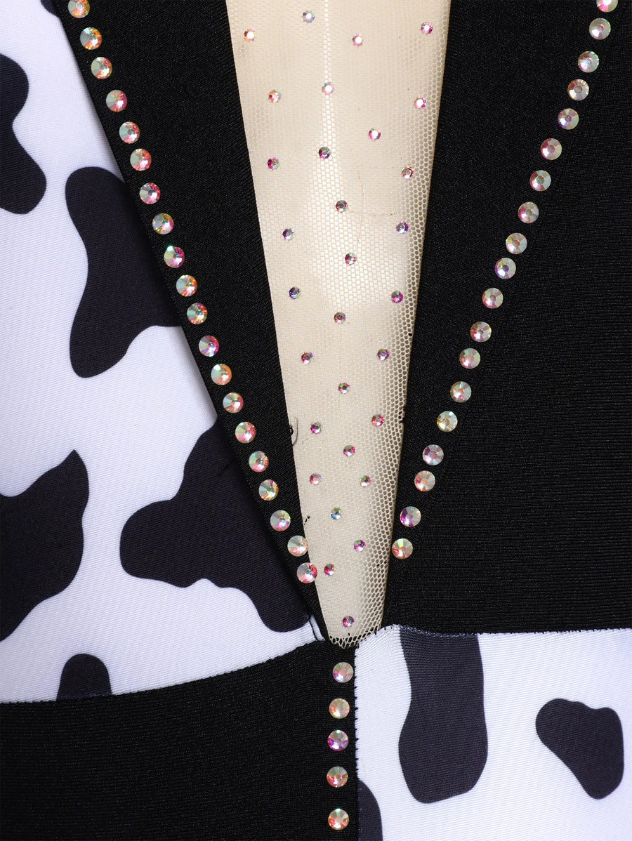 Déguisement Diablesse Noir et Blanc – Robe Femme