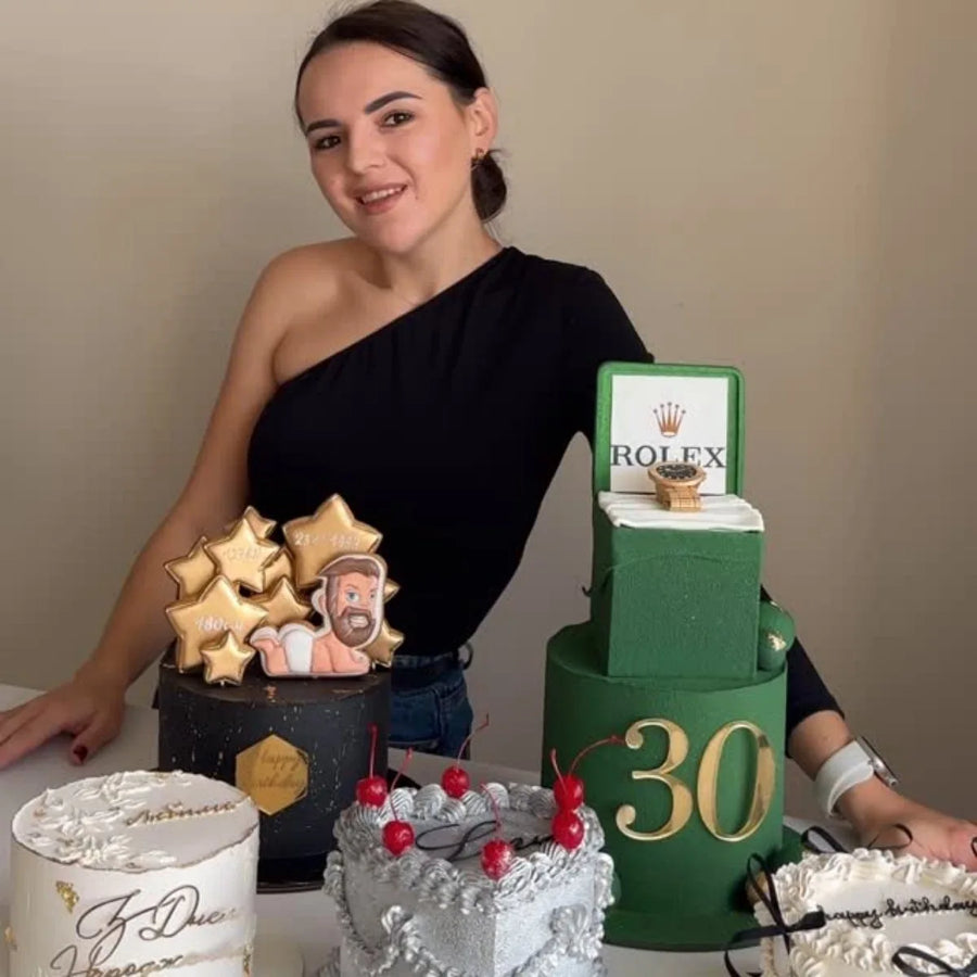 Pics de Gâteau Chiffres Dorés 0 à 9 – Anniversaire