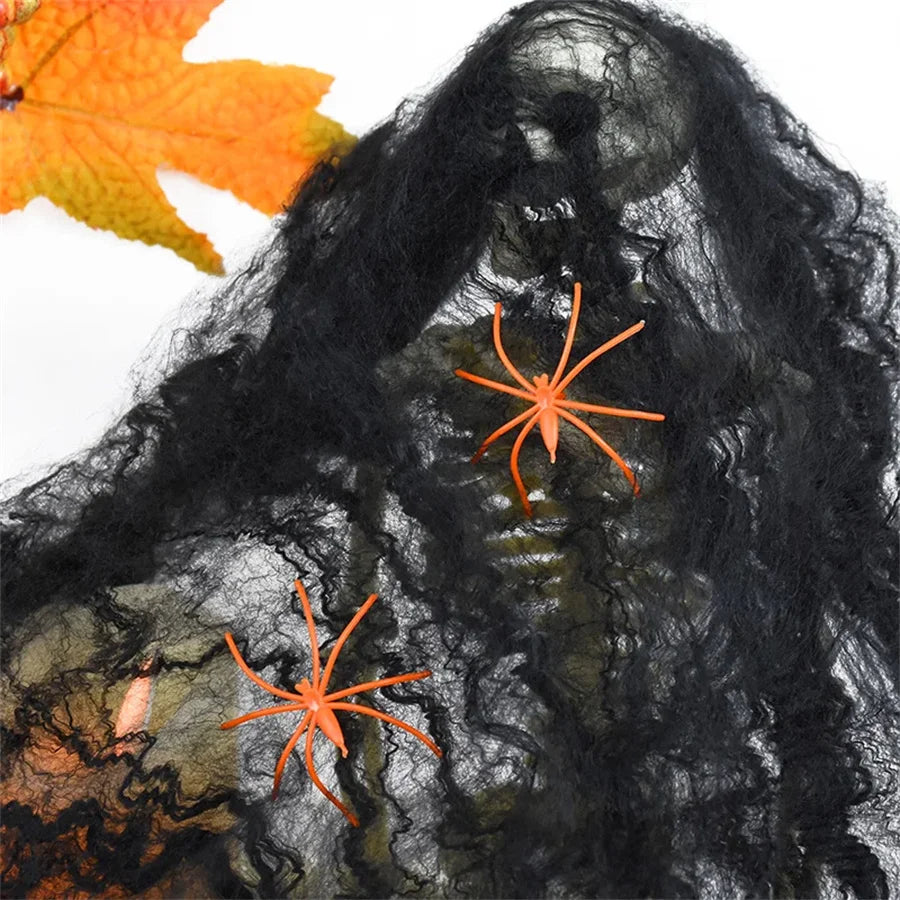 Toile d'araignée décorative extensible Halloween – 6 couleurs – vue 12
