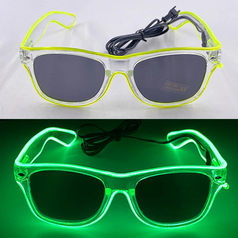 Lunettes Néon LED Lumineuses – vue 32