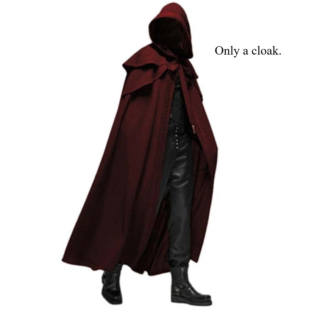 Cape à Capuche Gothique Médiévale Homme – Costume Halloween – vue 8