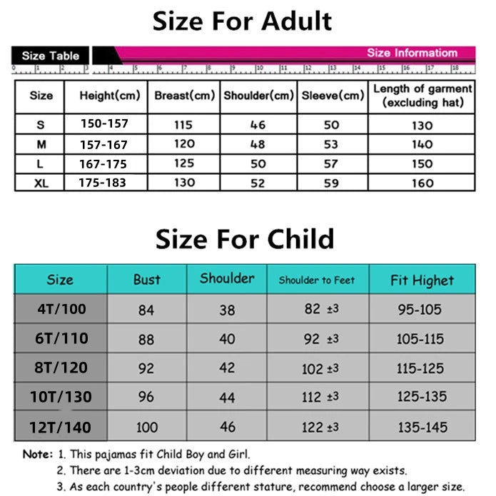 Combinaison Vache Famille - Kigurumi Parent Enfant – vue 2