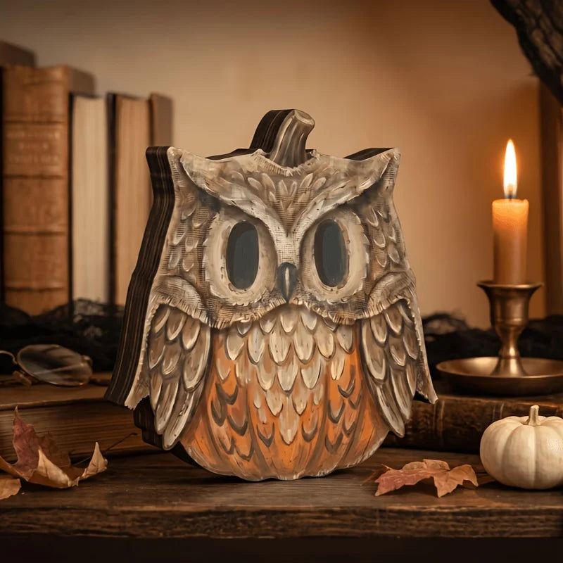 Décoration en bois noire Halloween – vue 11