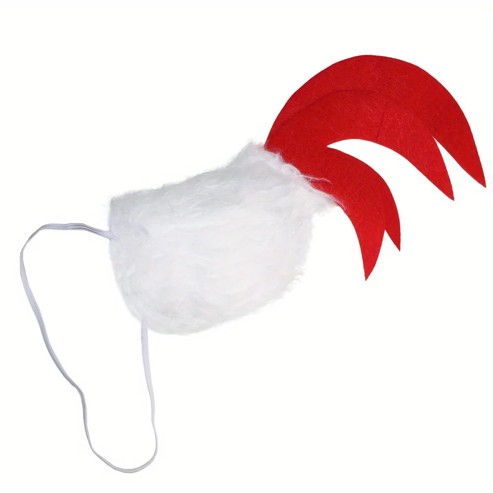 Kit Déguisement Coq – Crête, Queue, Bec et Pattes – vue 4