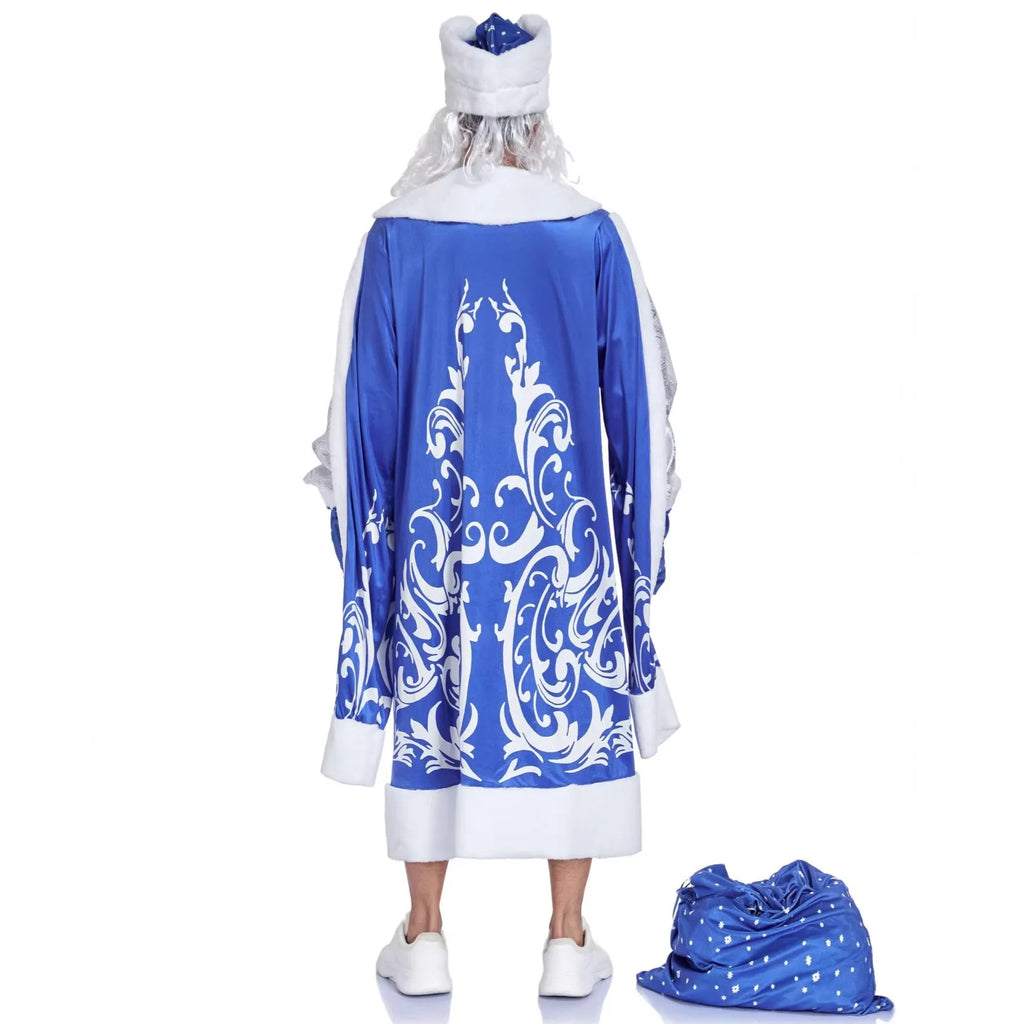 Costume de Père Noël Rouge ou Bleu – Ensemble Complet – vue 3