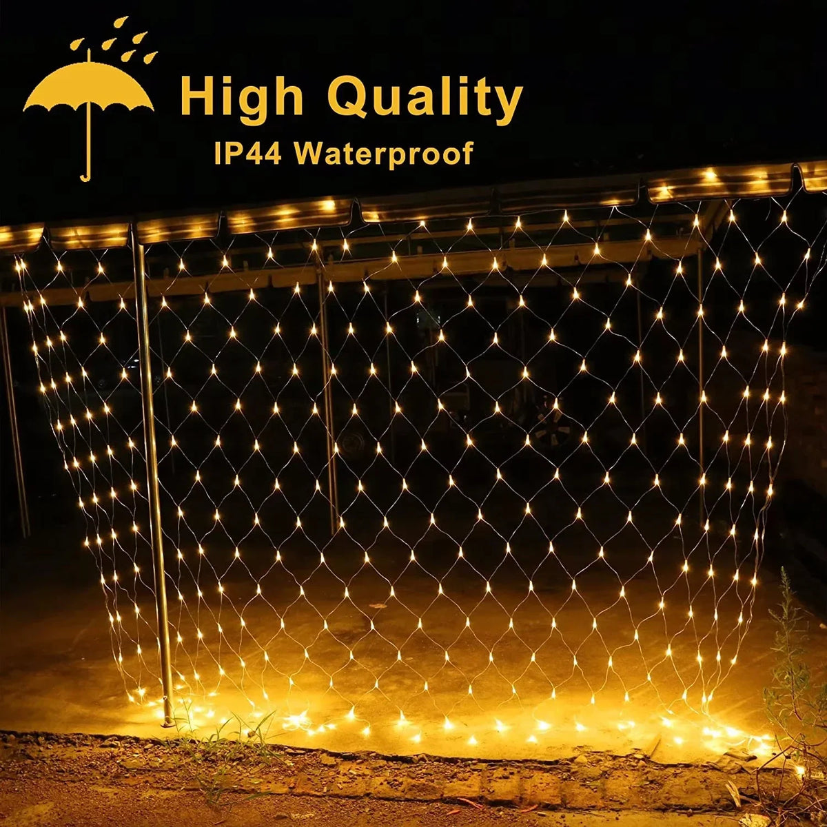 Filet Lumineux LED de Noël – 96 à 192 LED