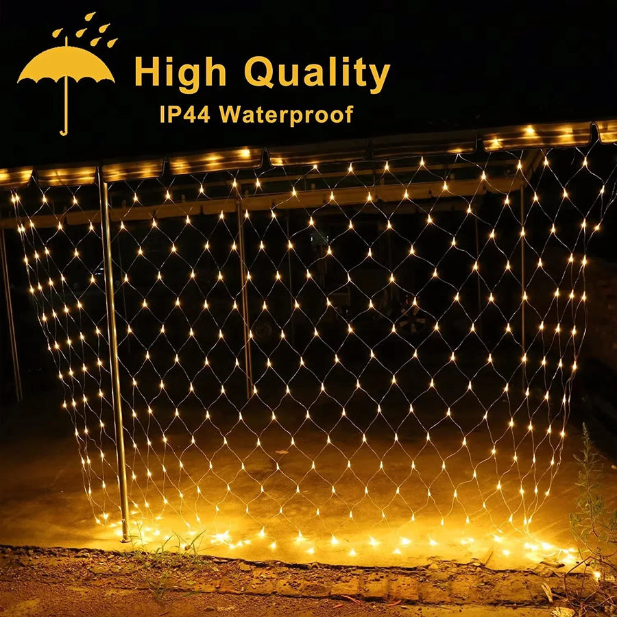 Filet Lumineux LED de Noël – 96 à 192 LED