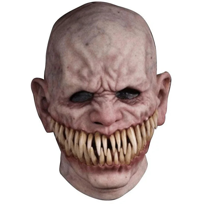 Masque Démon aux Longues Dents en Latex