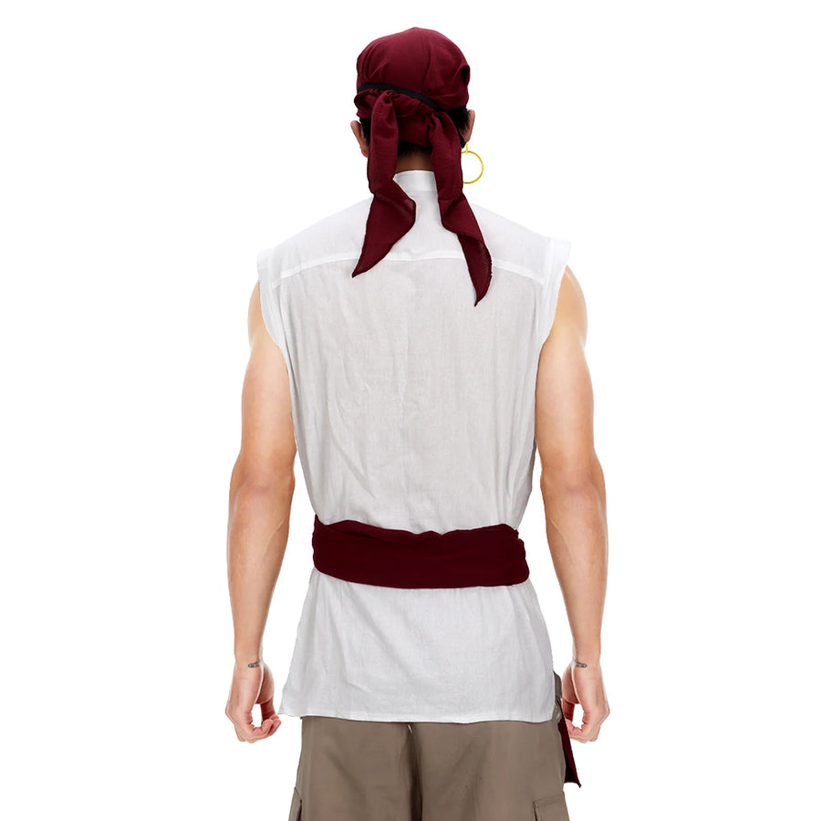 Déguisement Pirate Homme 5 Pièces – vue 2