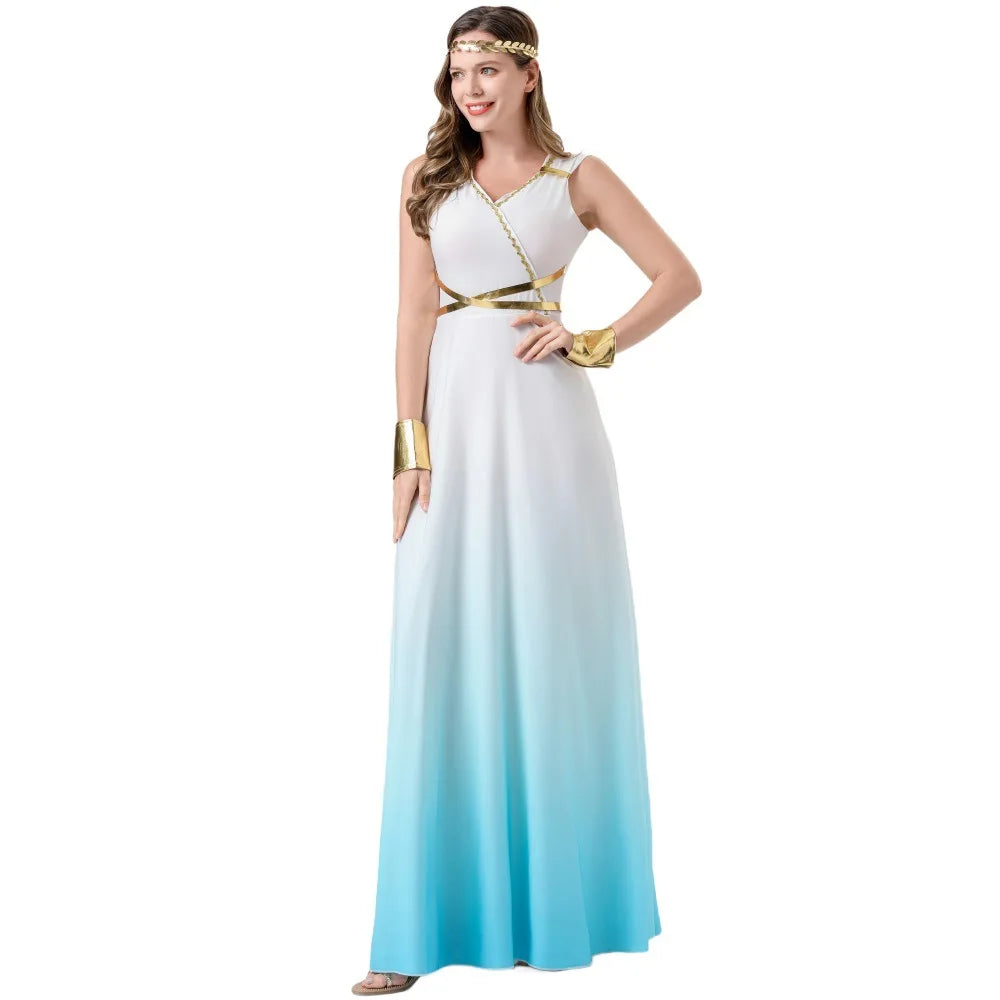 Robe Longue Déesse Grecque Sexy