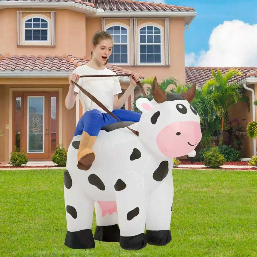 Déguisement Gonflable Vache à Chevaucher