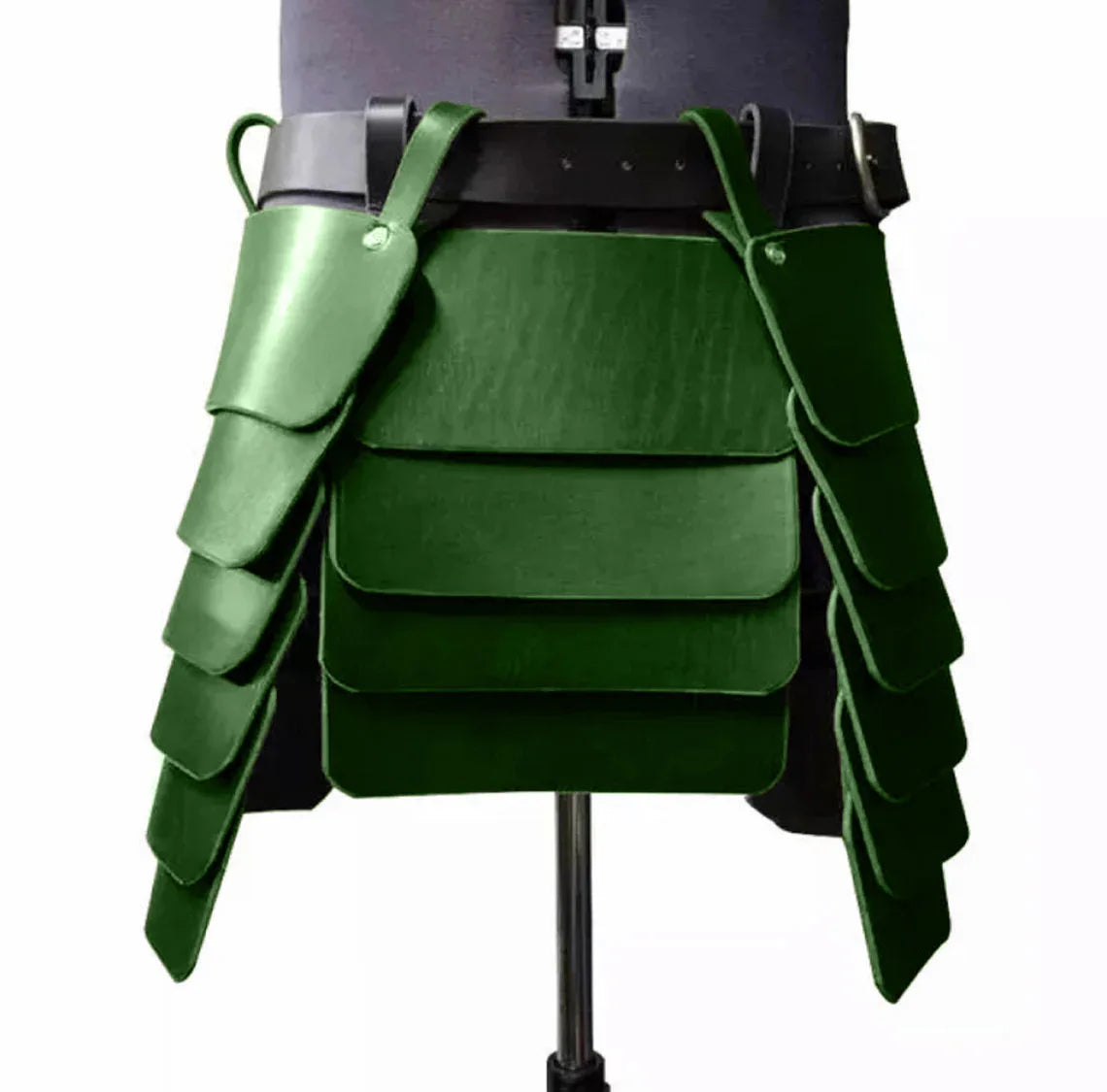 Jupe d'Armure Viking en Simili-Cuir – Tassettes – vue 6