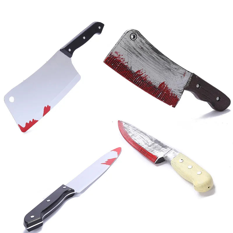 Couteau de Cuisine Ensanglanté Factice 30 cm