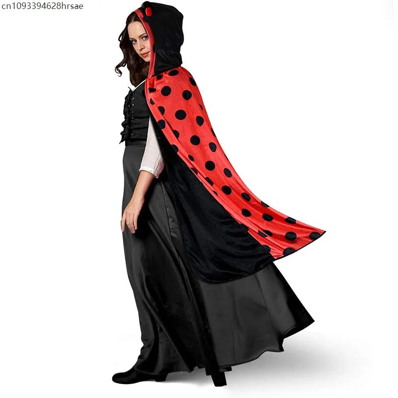 Cape à Capuche Coccinelle Femme – vue 2