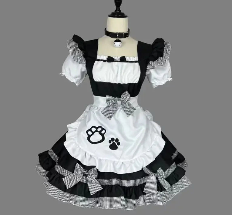 Déguisement Soubrette Chat Femme – Rose ou Noir