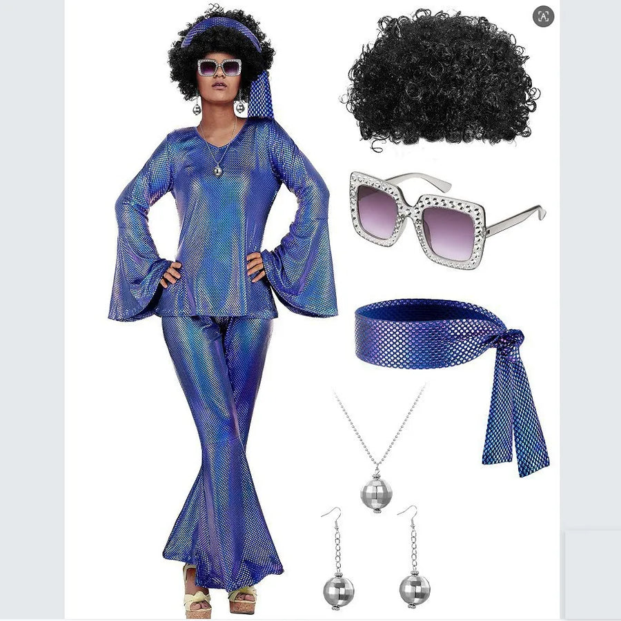 Tenue Disco Années 70 Complète Femme