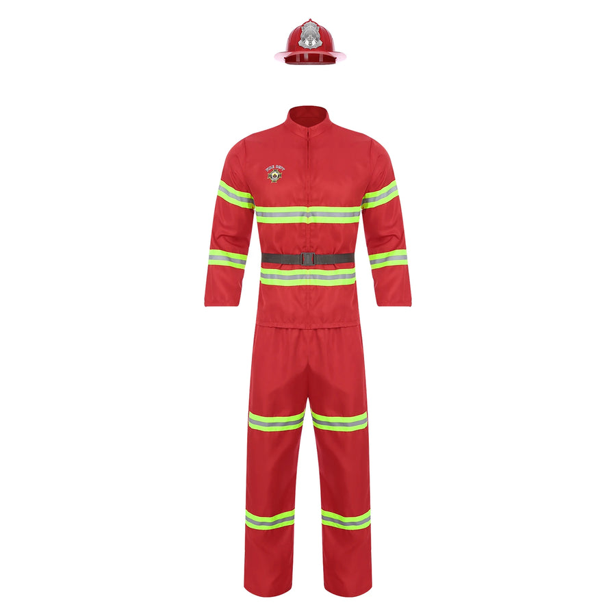Déguisement Capitaine Pompier Homme – Tenue de Travail – vue 7