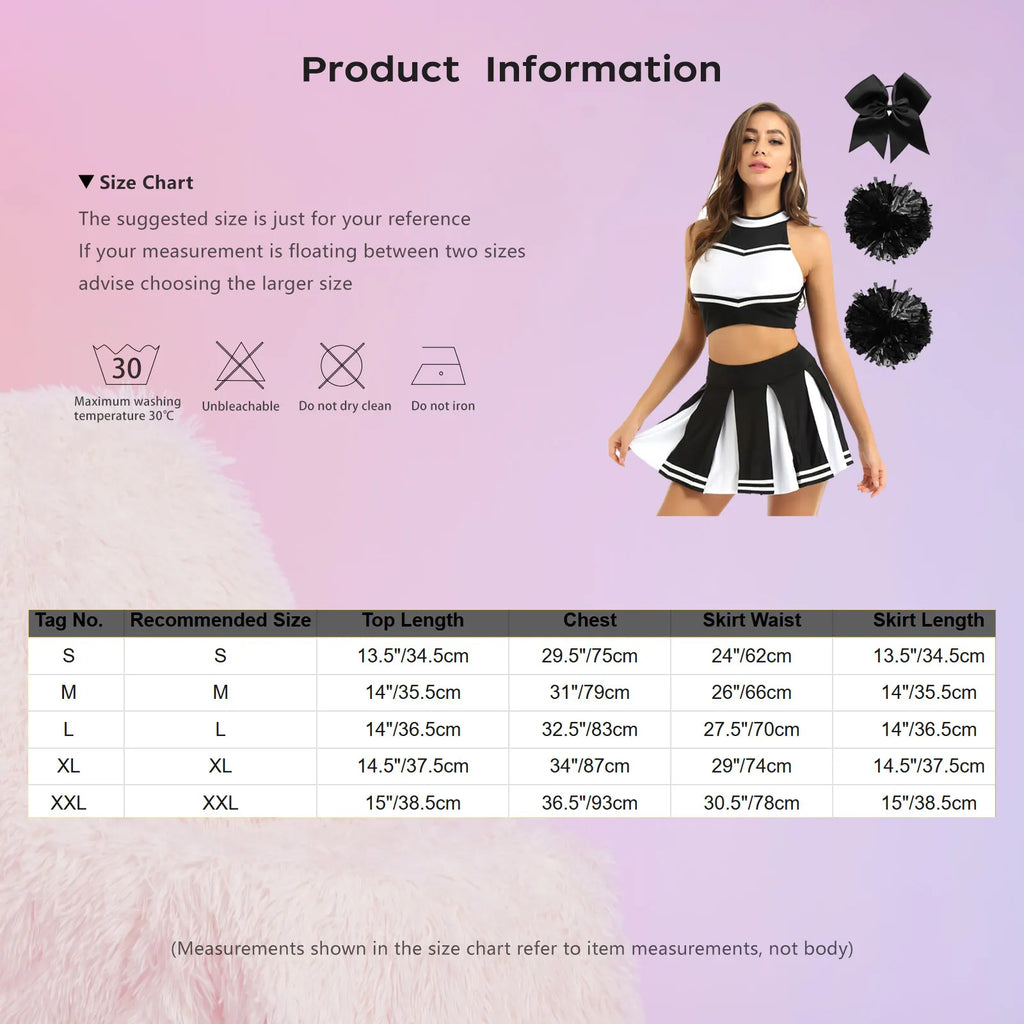 Déguisement Pom-Pom Girl pour Femme — Ensemble Complet – vue 3