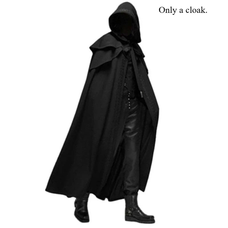 Cape Gothique Médiévale Homme – Noir ou Bordeaux
