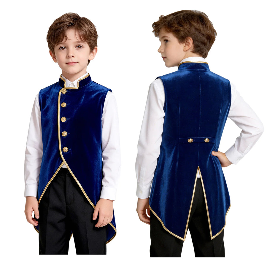 Gilet Victorien Gothique Garçon – vue 9