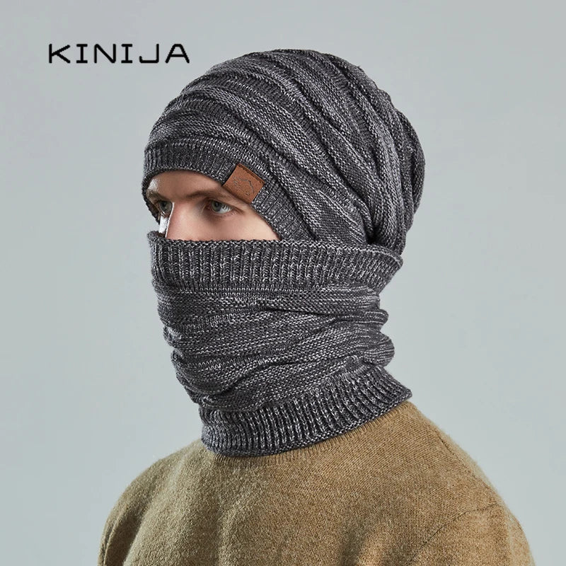 Ensemble Bonnet et Écharpe Hiver – Plusieurs Couleurs