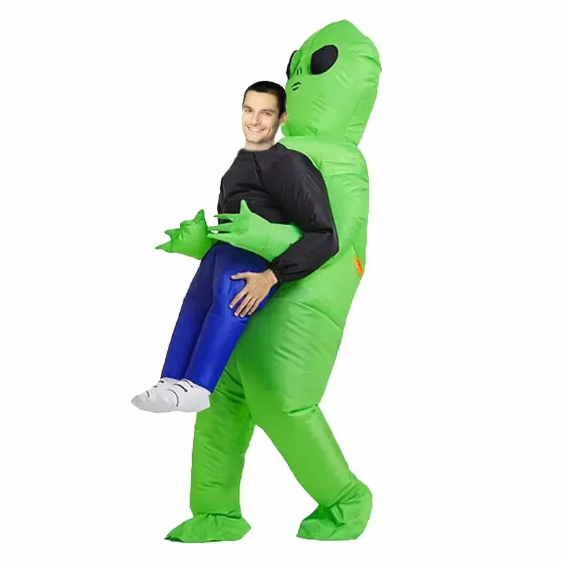 Déguisement Alien Gonflable Vert – Enfant ou Adulte