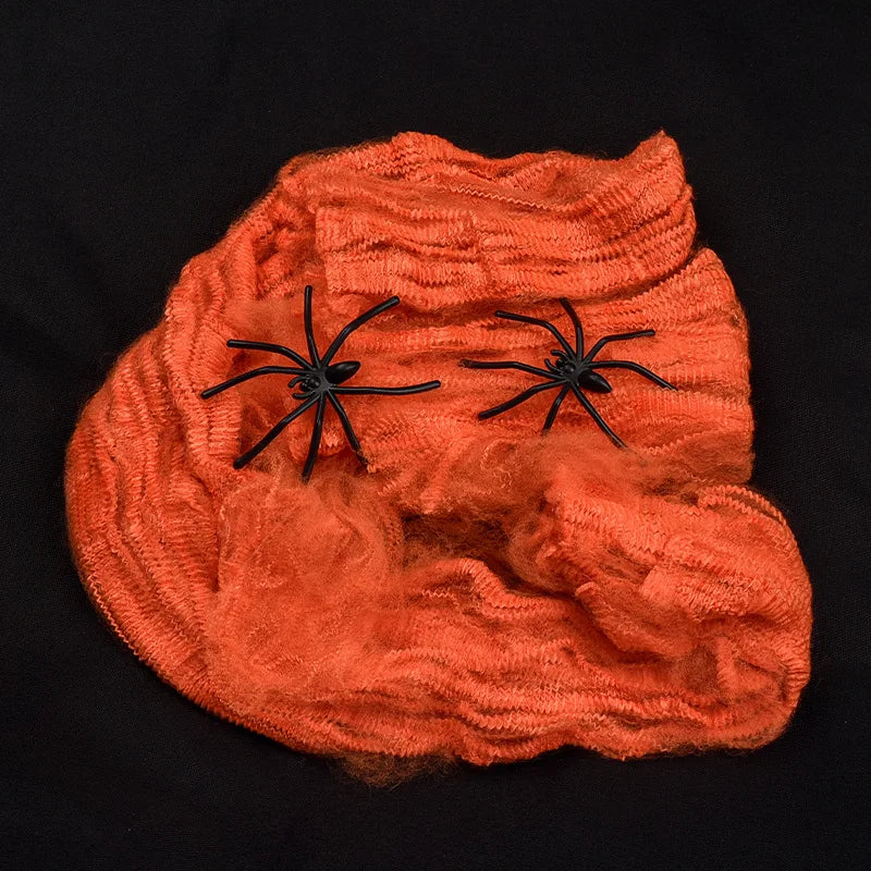 Toile d'araignée artificielle en coton Halloween – 6 couleurs – vue 7